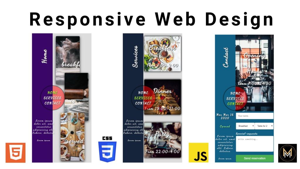 Create a Responsive Website with Animations Using HTML5 CSS3 and JavaScript